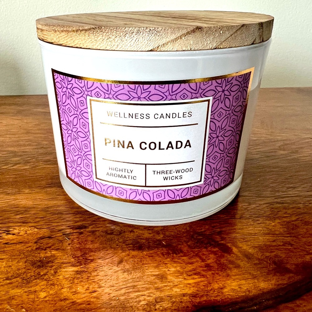 Wellness Candles Pina Colada Scented Candle